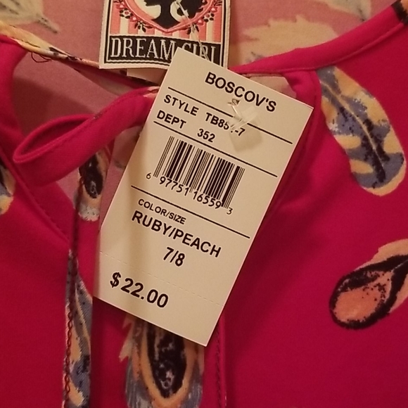 Girl's Tie-neck blouse NWT - Picture 5 of 5